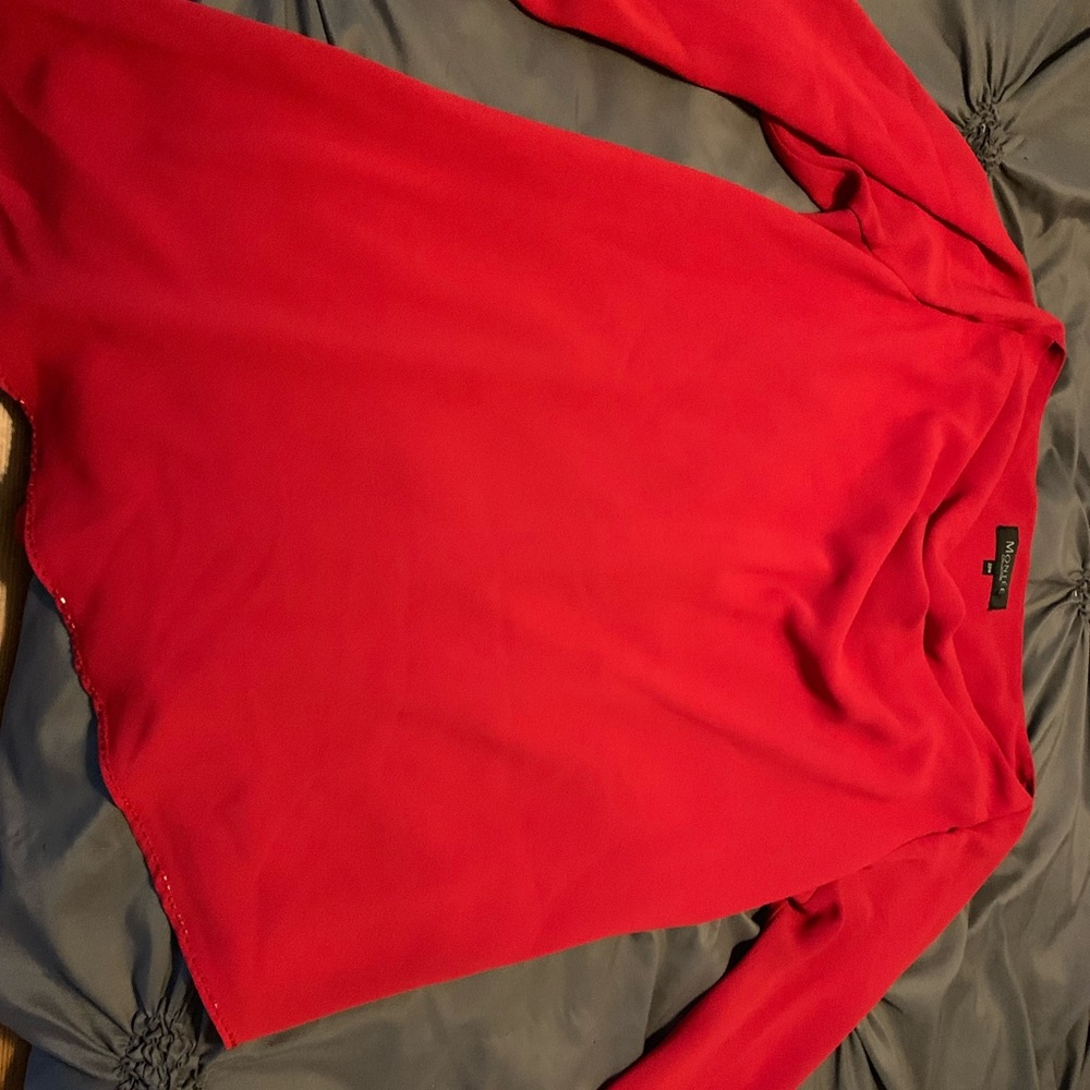 Montee asymmetrical shirt RED